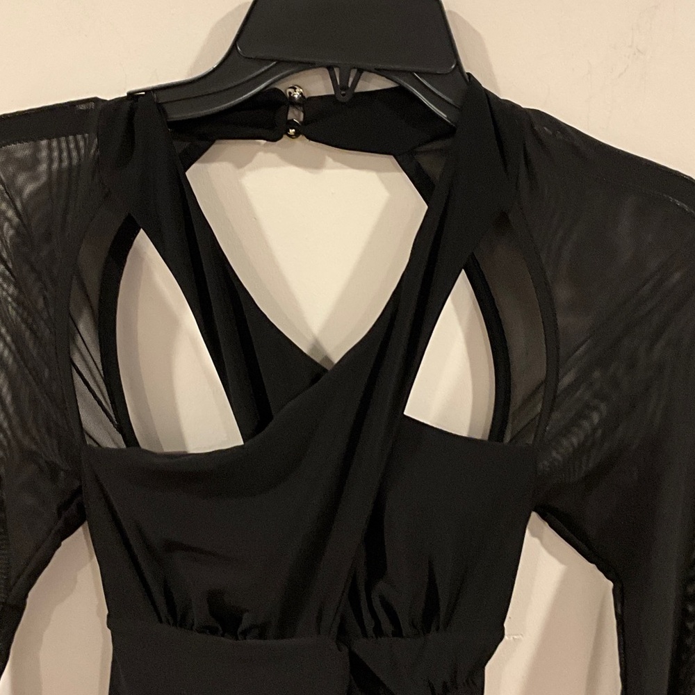 Club L London Black Long Sleeve Dress - Picture 3 of 10